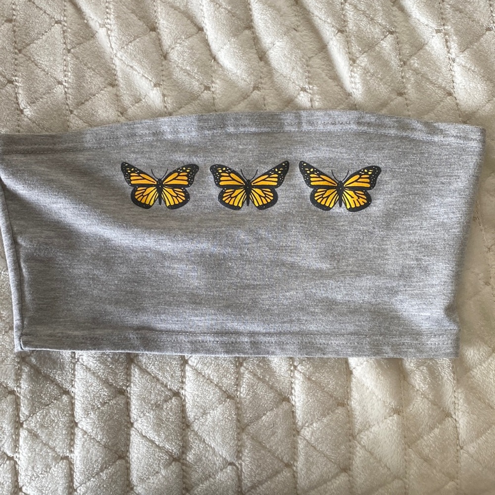 Butterfly crop top